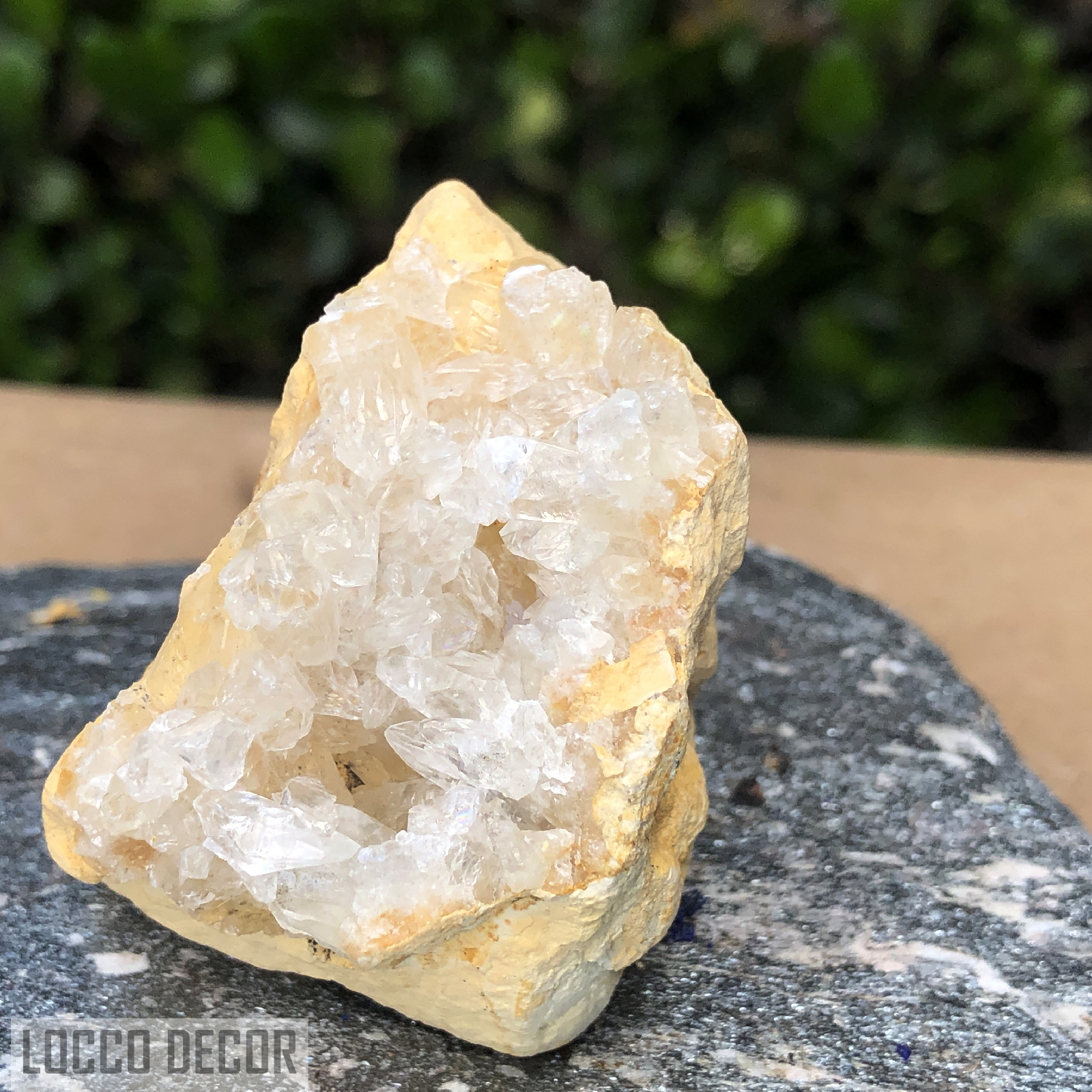 86g 5x7x6cm Clear Clear Calcite Geode from Mexico