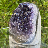 1.568kg 12x11x10cm Grade A+ Big Smooth Crystal Purple Amethyst Geode from Uruguay - Locco Decor