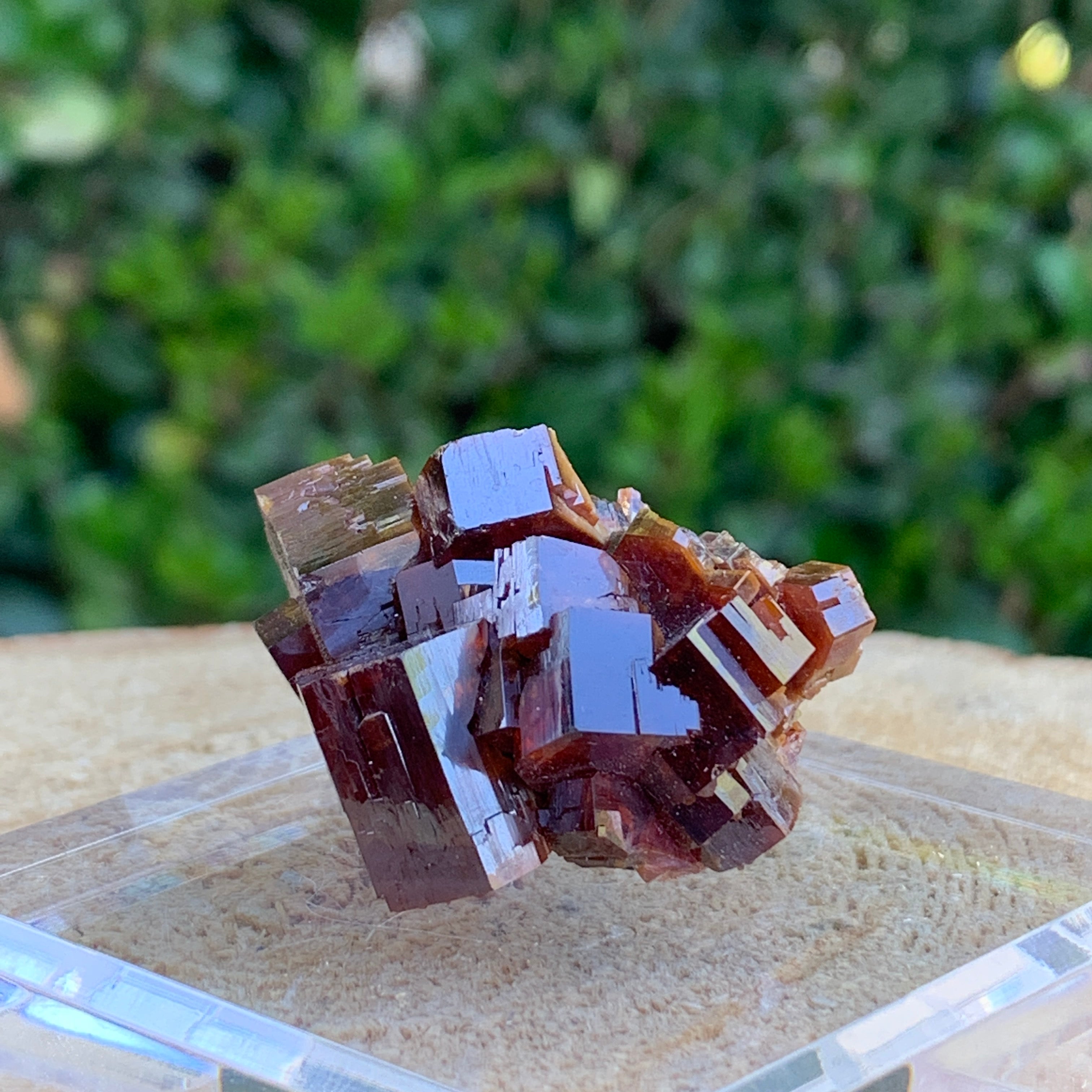 60.6g 4x2x2cm Red Vanadinite Nugget from Morocco