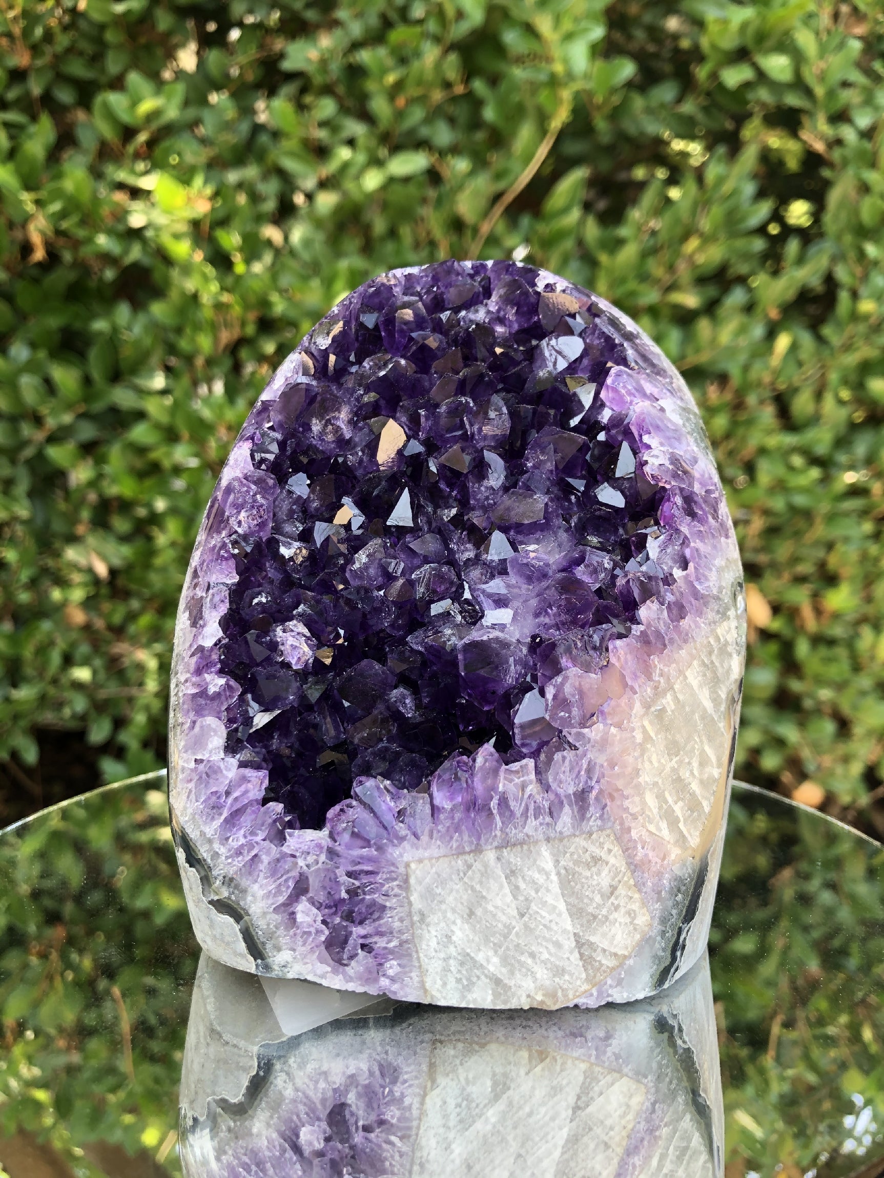 1.9kg 10x10x10cm Purple Amethyst Geode from Uruguay