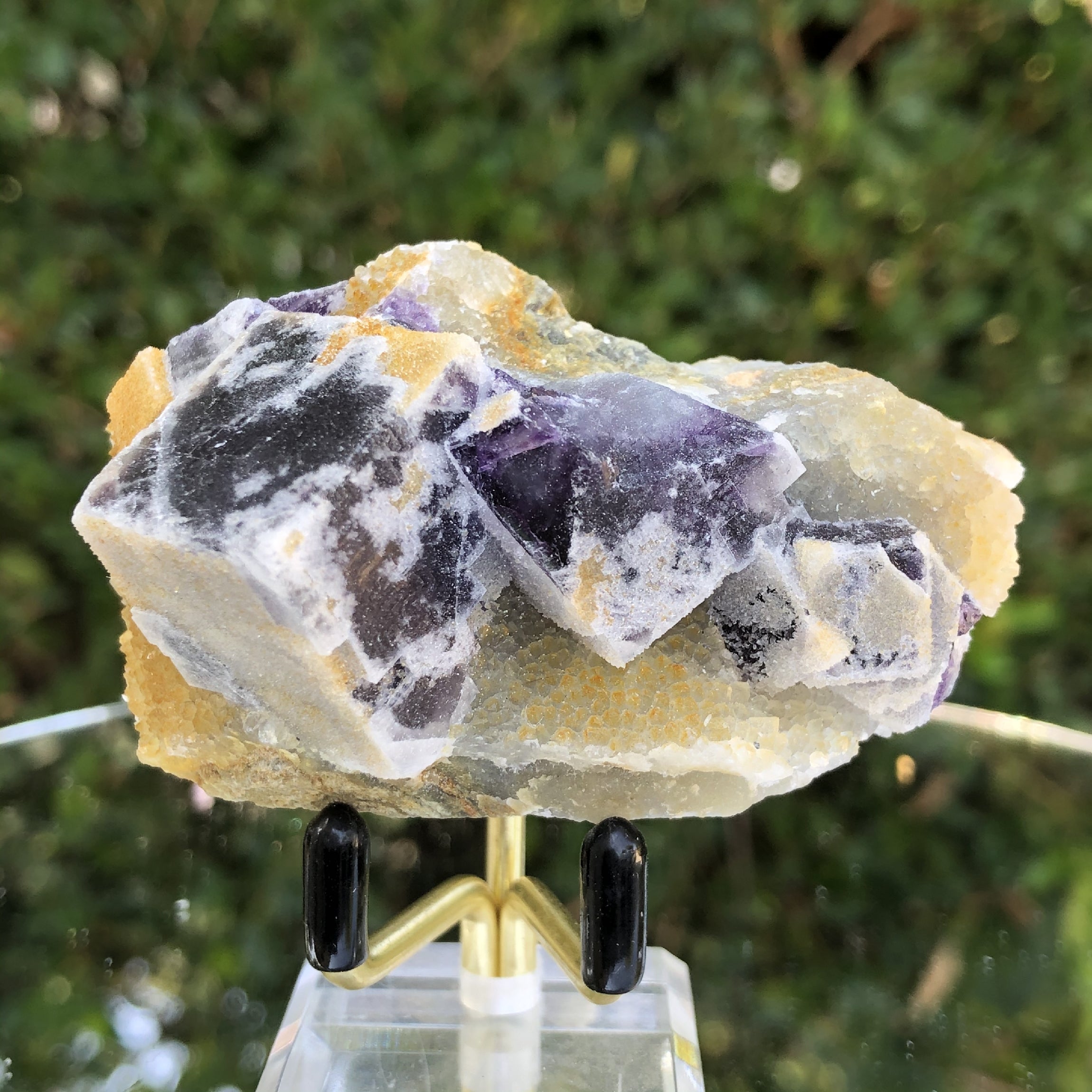 104g 7x4x4cm Lavander Purple Fluorite  from China