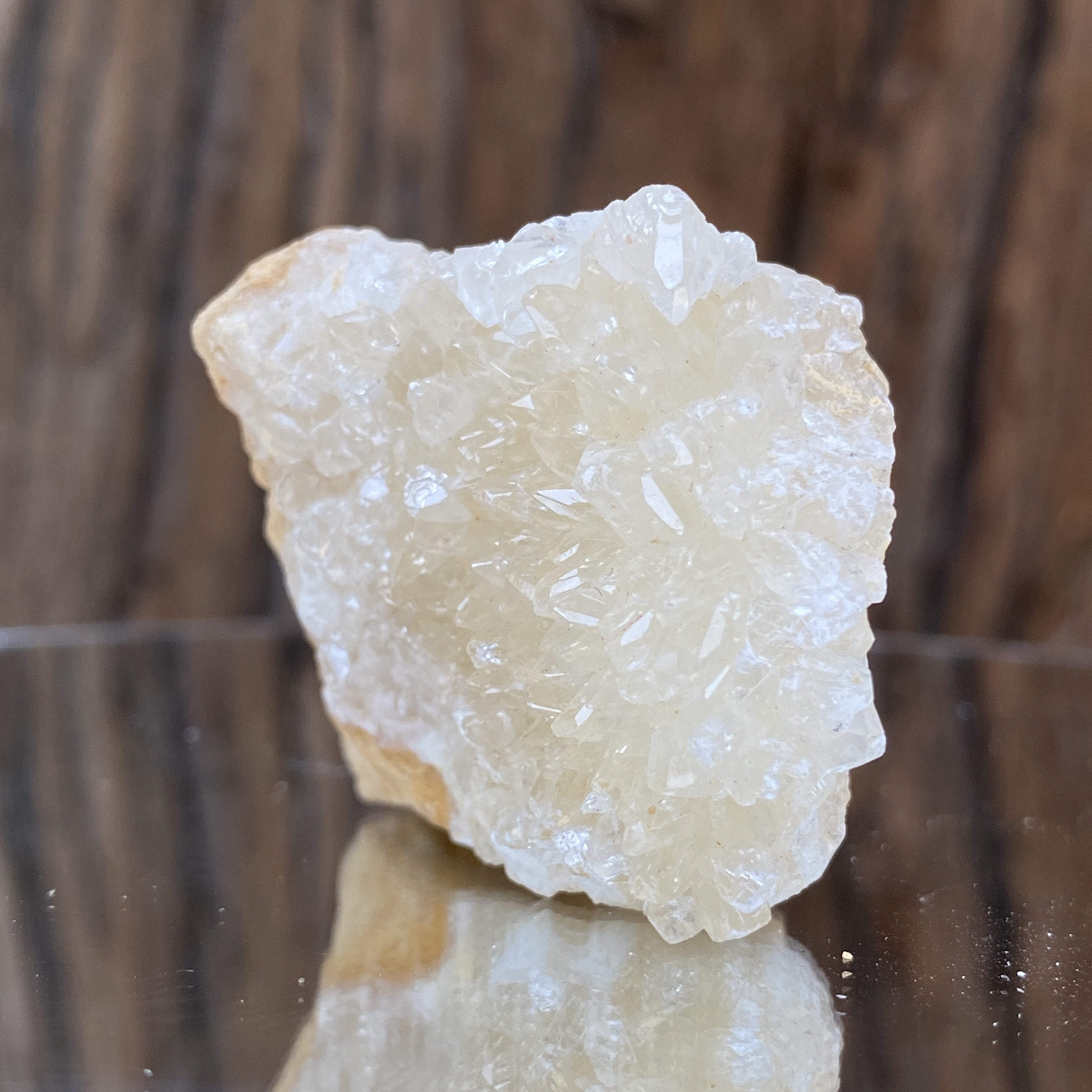 58g 5.5x4x4cm Clear Calcite Geode from Morocco - Locco Decor