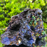 514g 10x7x8cm Shiny Blue Azurite from Sepon Mine, Laos