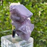 152g 9x4x3.5cm Perfect Natural Purple Fluorite from Balochistan, Pakistan