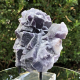 736g 13x11x6cm Lavander Purple Fluorite  from China