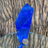 376.0g 12x5x4cm Dark Blue Lapis Lazuli Natural Shape from Afghanistan