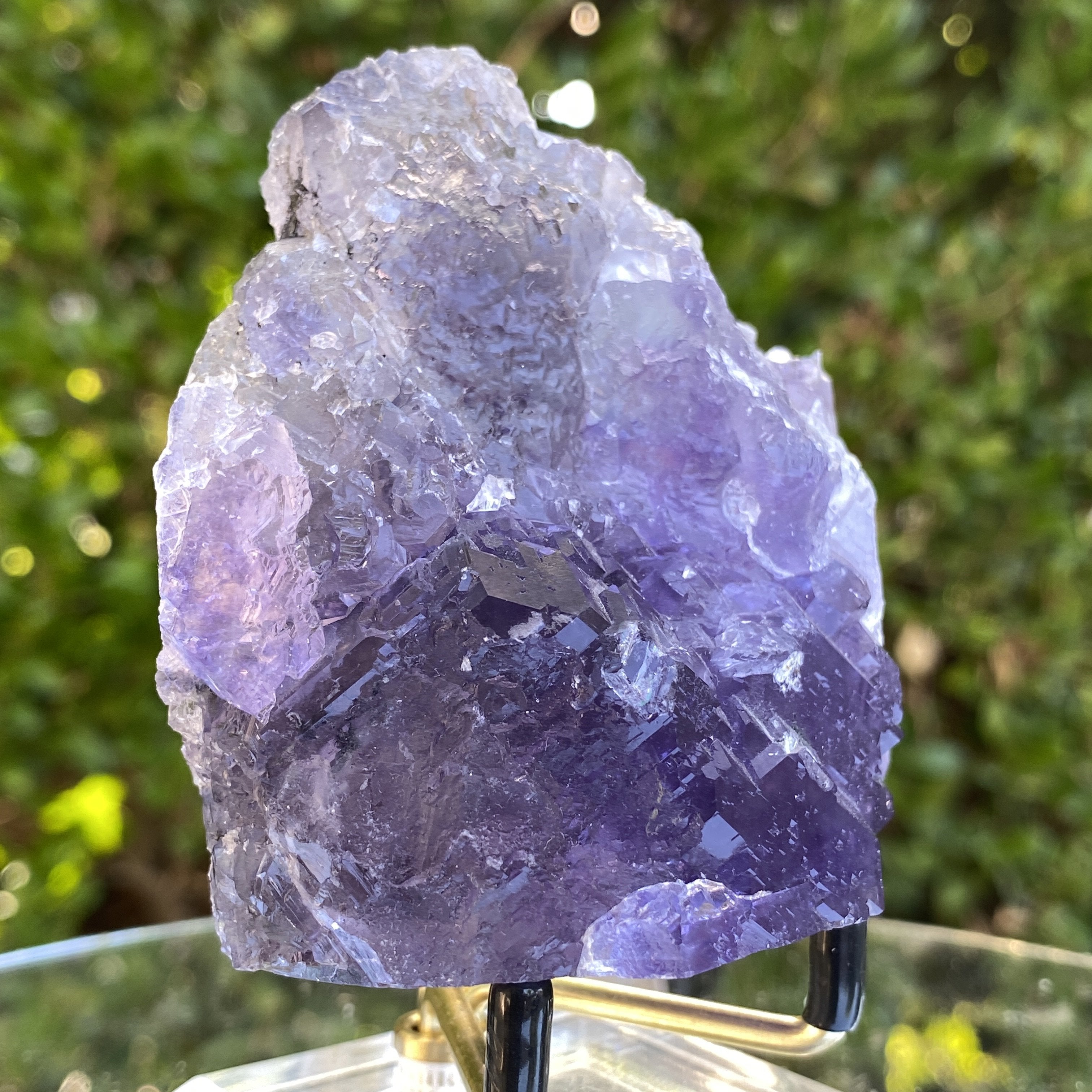 282g 8x7x5cm Purple Tanzanite Fluorite from China - Locco Decor