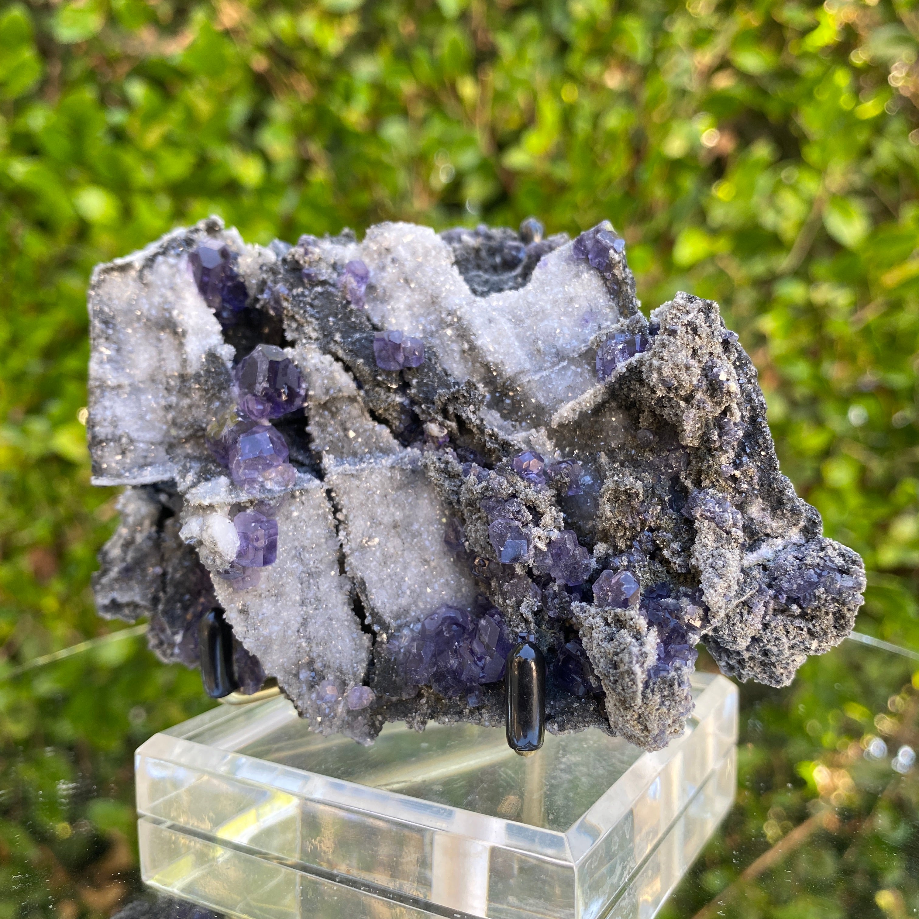 476g 10x8x5cm Purple Tanzanite Fluorite from China