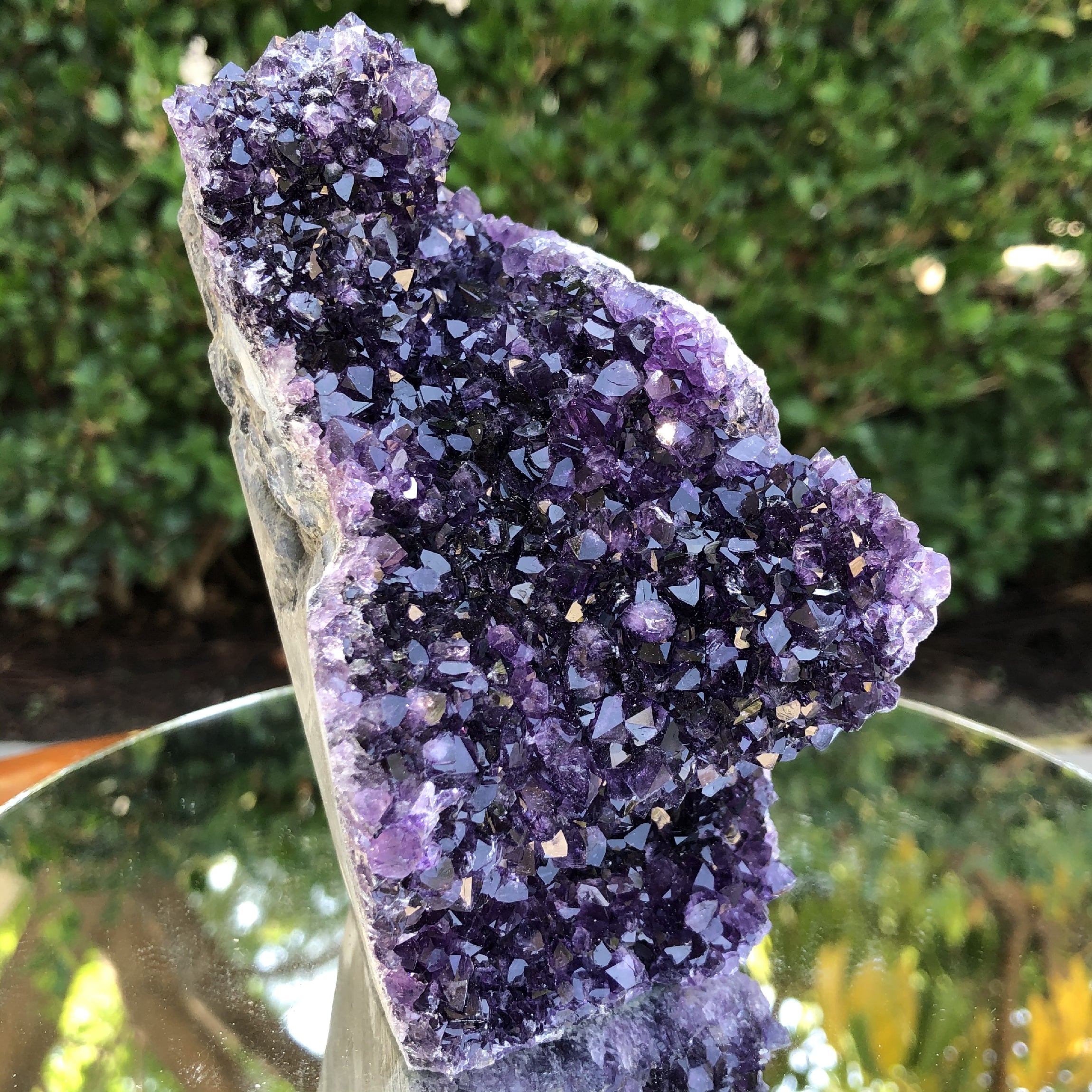 920g 13x11x7cm Purple Amethyst Geode from Uruguay