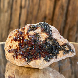 56g 7x5x4cm Orange Spessartite Garnet with Mica from China