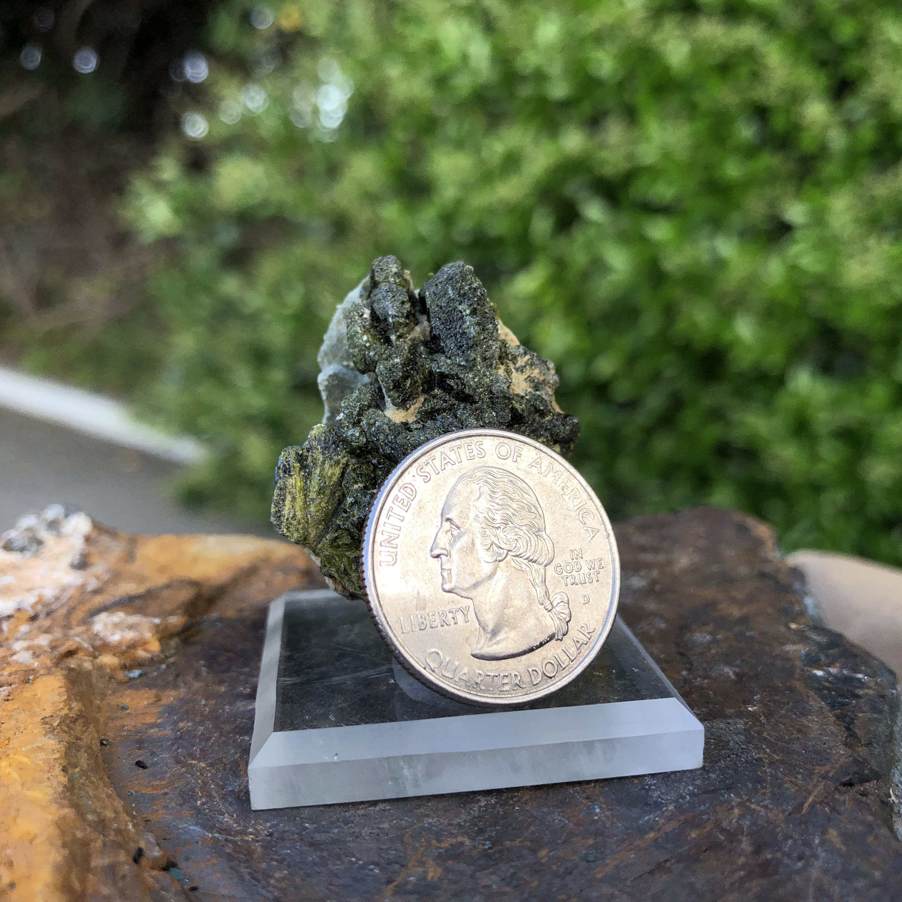 18g 4x4x2cm Green Epidote from Morocco