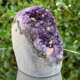 422g 6x6x8cm Purple Amethyst Geode from Uruguay