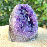 270g 6x6x5cm Purple Amethyst Geode Grade A from Uruguay