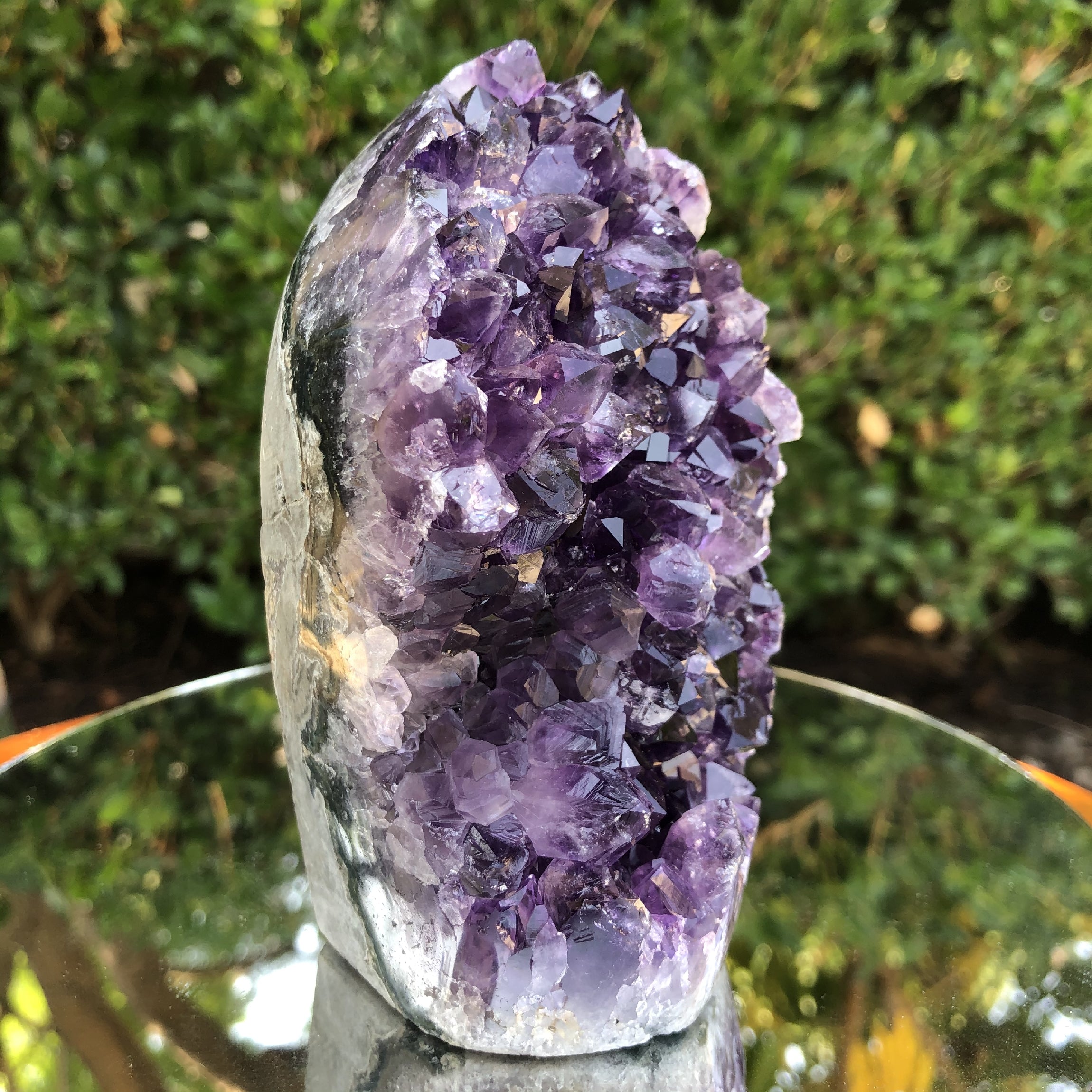 922g 12x7x7cm Purple Amethyst Geode from Uruguay