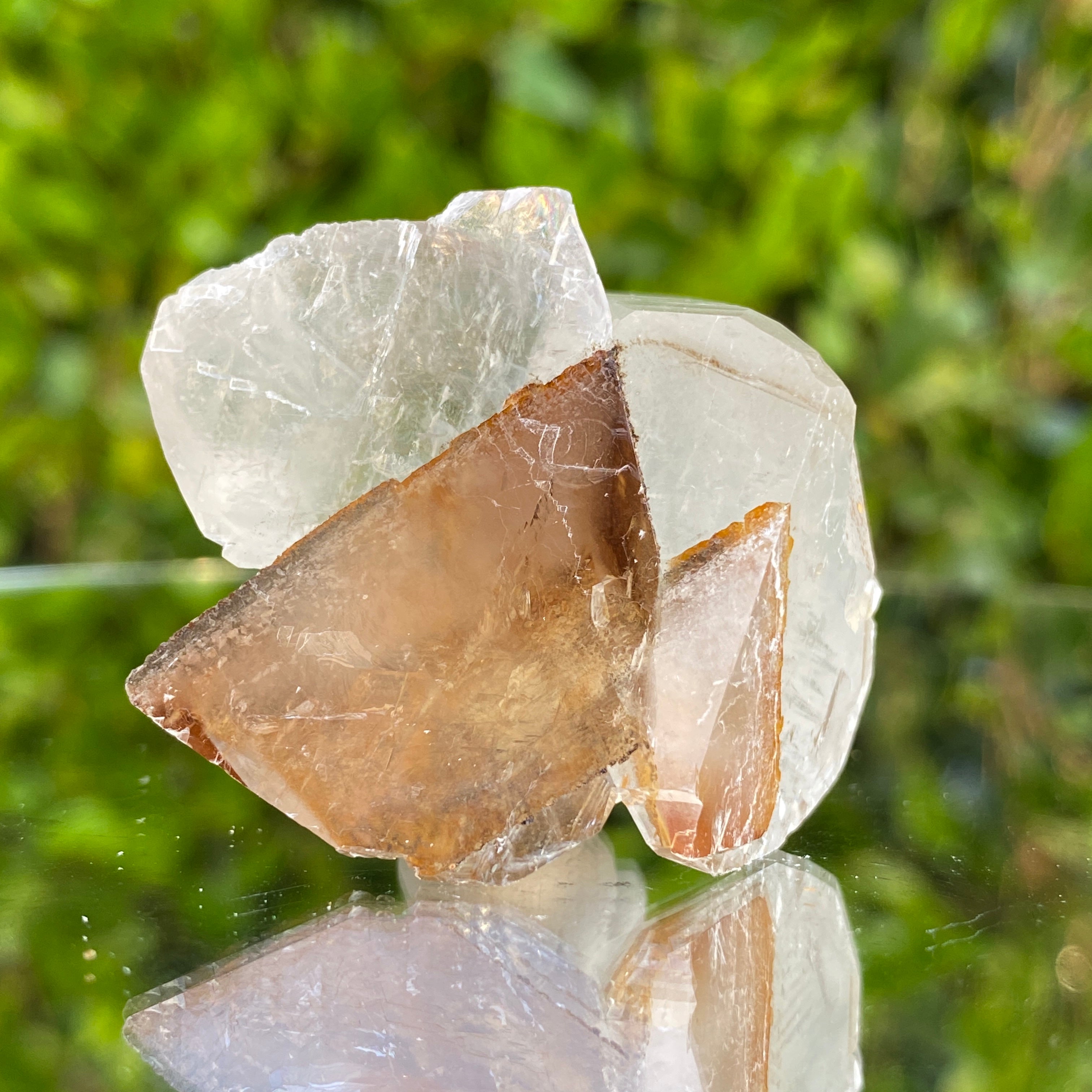 36g 4x4x3cm transparent Clear Calcite from Fujian,China