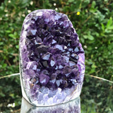 874g 8x8x10cm Purple Amethyst Geode from Uruguay
