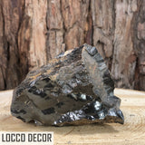 523g 9x8x7cm Botryoidal Black Hematite from Morocco