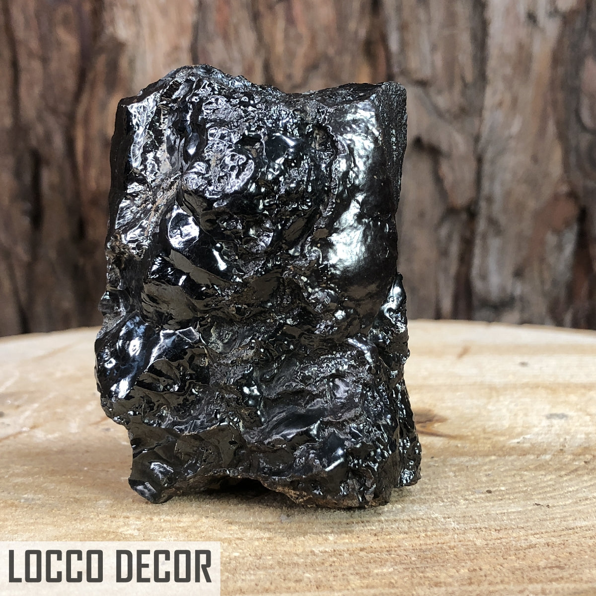 317g 4x6x8cm Botryoidal Black Hematite from Morocco