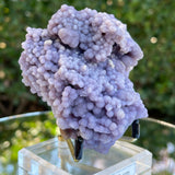 309g 7x6x5cm Purple Grape Agate Chalcedony from Indonesia