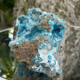 1.06kg 14x19x10cm Sky Blue Hemimorphite from Yunnan, China - Locco Decor
