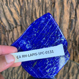 436.0g 9x9x2cm Dark Blue Lapis Lazuli Natural Shape from Afghanistan