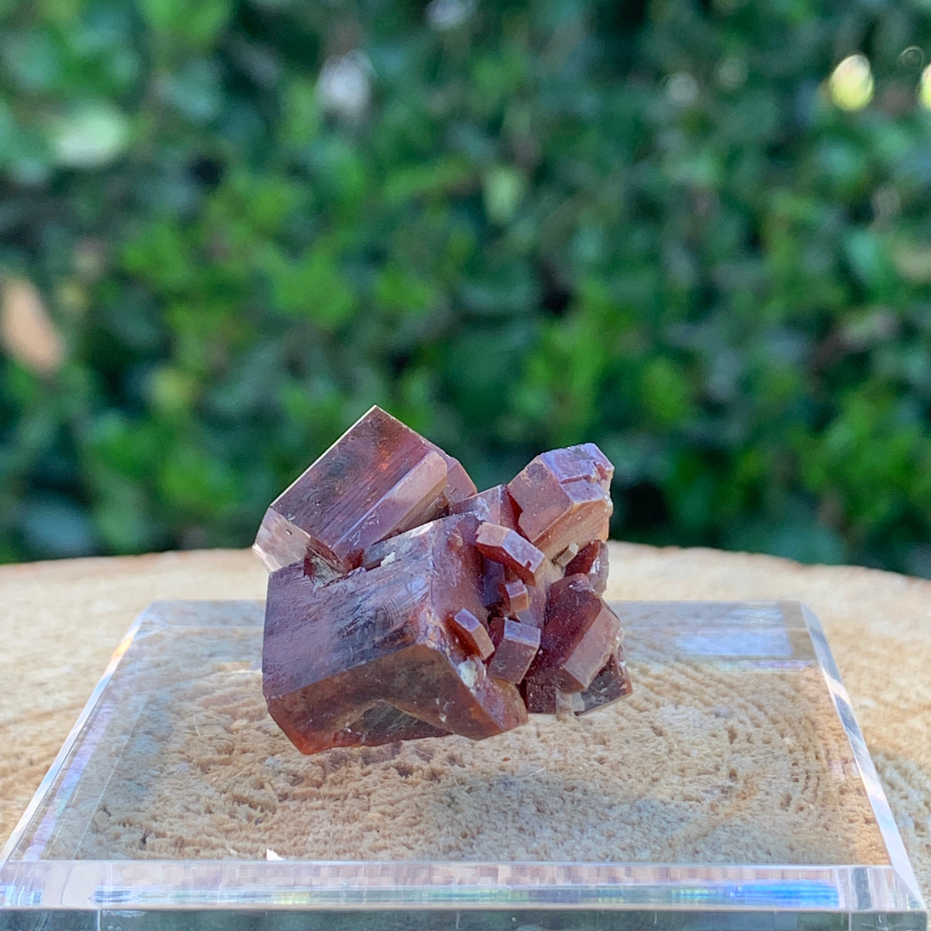45g 3x3x3cm Red Vanadinite Nugget from Morocco