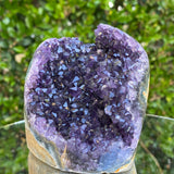 782g 10x9x8cm Grade A+ Big Smooth Crystal Purple Amethyst Geode from Uruguay