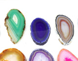 Dyed Agate Slabs Slices