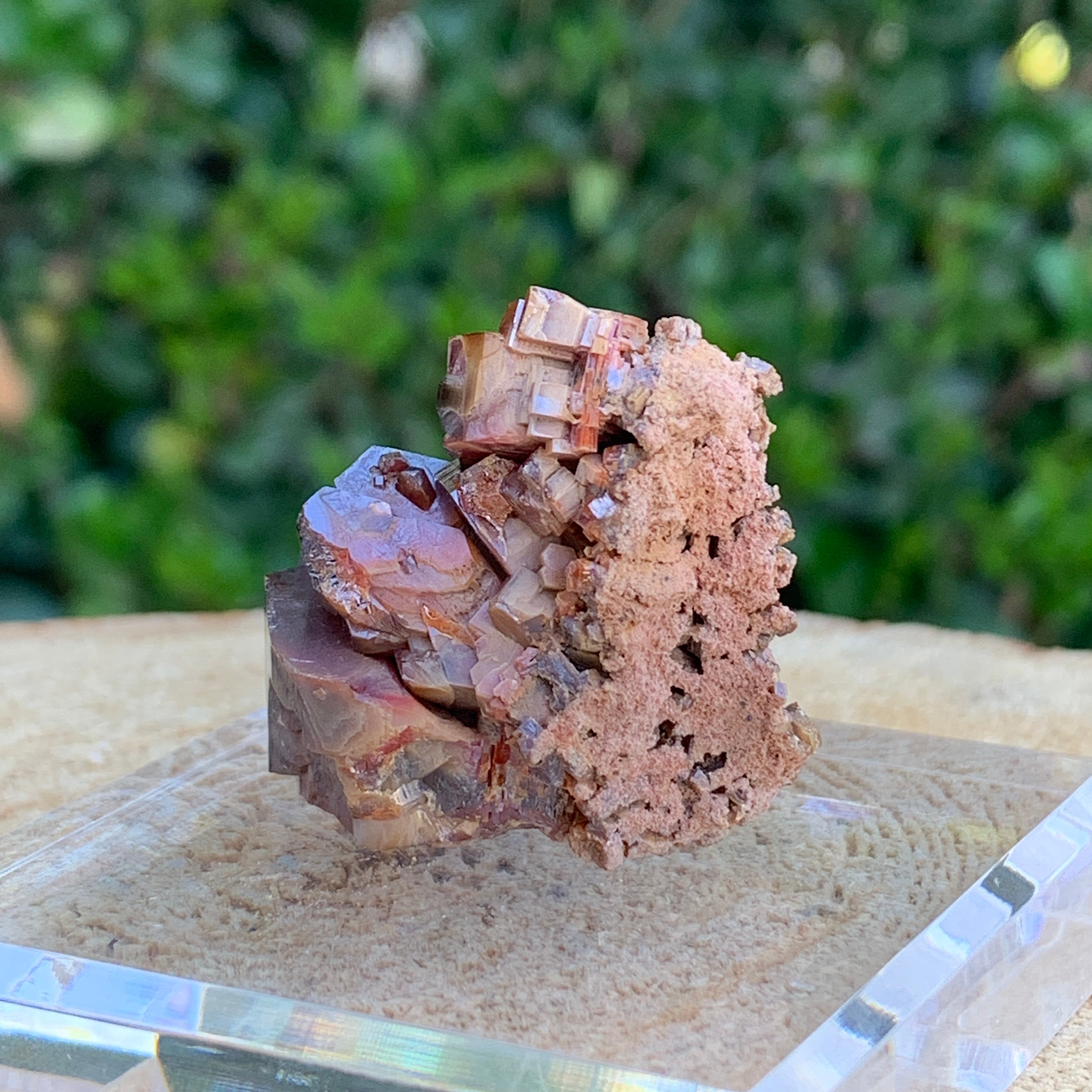 63.9g 3.5x3.5x2cm Red Vanadinite Nugget from Morocco