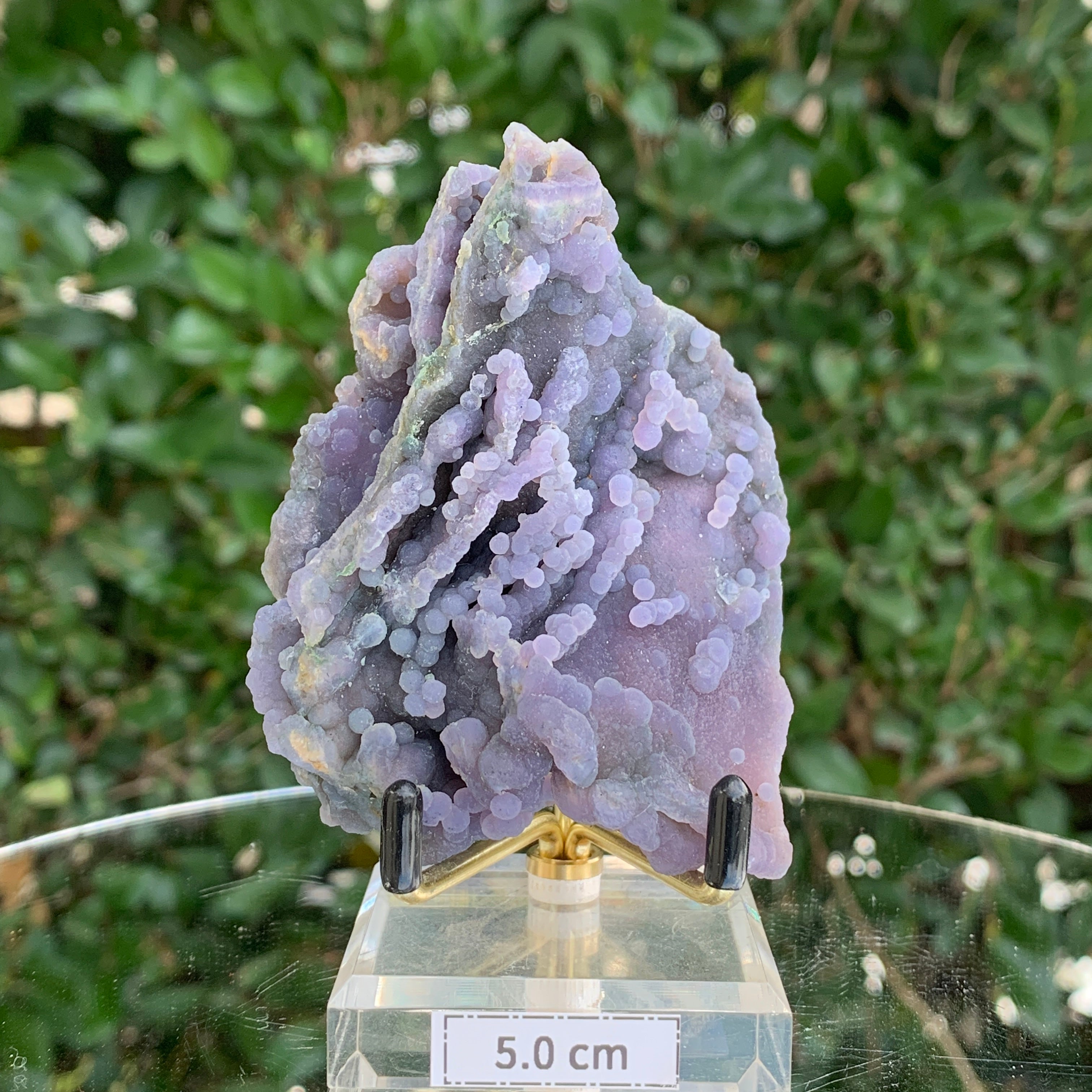 135g 6x5x4cm Purple Grape Agate Chalcedony from Indonesia