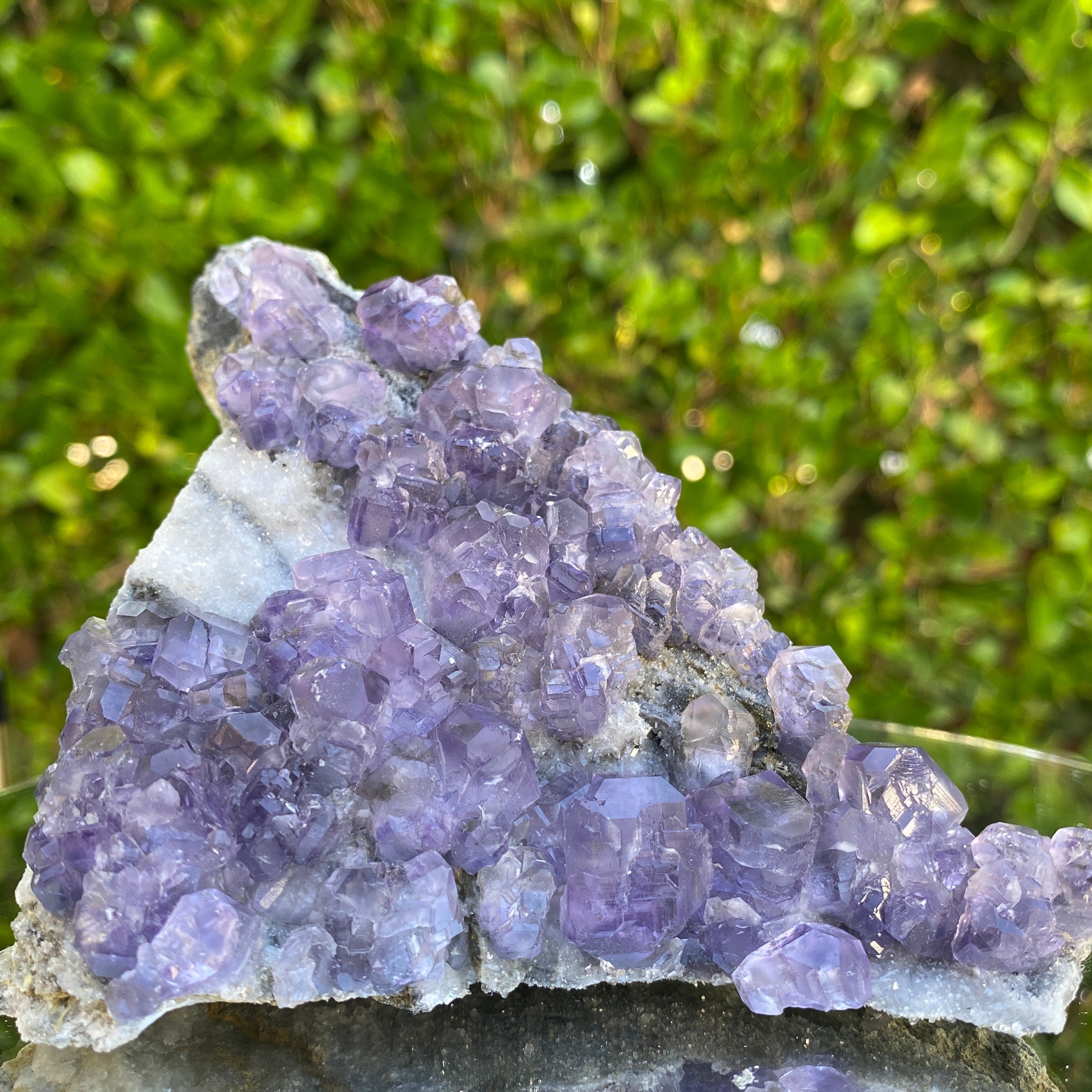 392g 14x9x8cm Purple Tanzanite Fluorite from China