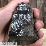 523g 9x8x7cm Botryoidal Black Hematite from Morocco