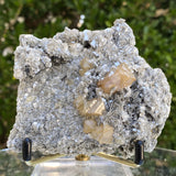 238g 10x8x4cm Orange Scheelite with Silver muscovite from China - Locco Decor
