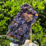 438g 11x7x6.3cm Blue Azurite w/ green Malachite from Sepon Mine, Laos