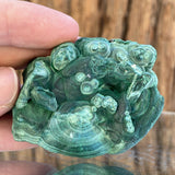 116g 6x5x4cm Green Shiny Malachite from Laos - Locco Decor