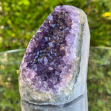 314g 7x7x6cm Grade A+ Big Smooth Crystal Purple Amethyst Geode from Uruguay
