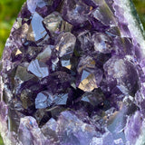 464g 8x7x7cm Grade A+ Big Smooth Crystal Purple Amethyst Geode from Uruguay