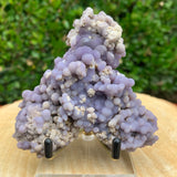 198.0g 10x10x4cm Purple Grape Agate Chalcedony from Indonesia