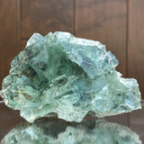 350g 10x7x7cm Glass Green Clear Transparent Fluorite from China - Locco Decor