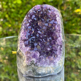 314g 7x7x6cm Grade A+ Big Smooth Crystal Purple Amethyst Geode from Uruguay