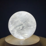706g 8x8x8cm White Clear Quartz Sphere from China