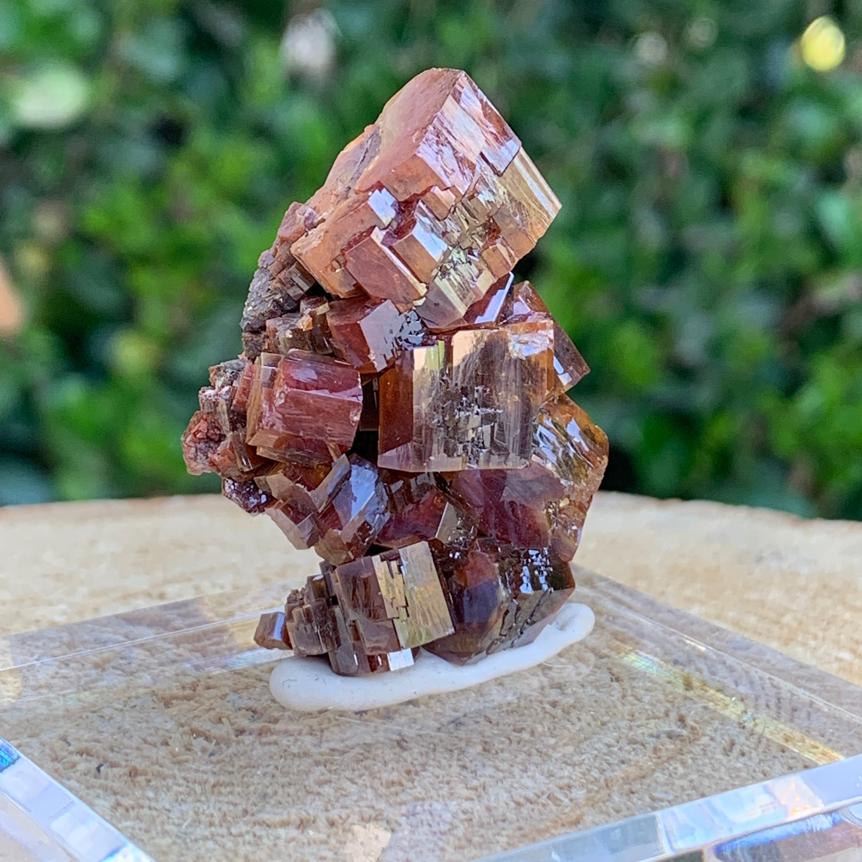 52.5g 4x3x1.5cm Red Vanadinite Nugget from Morocco