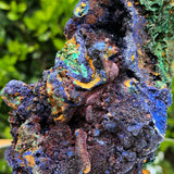 472g 14x7x6.5cm Shiny Blue Azurite w/ green Malachite from Sepon Mine, Laos