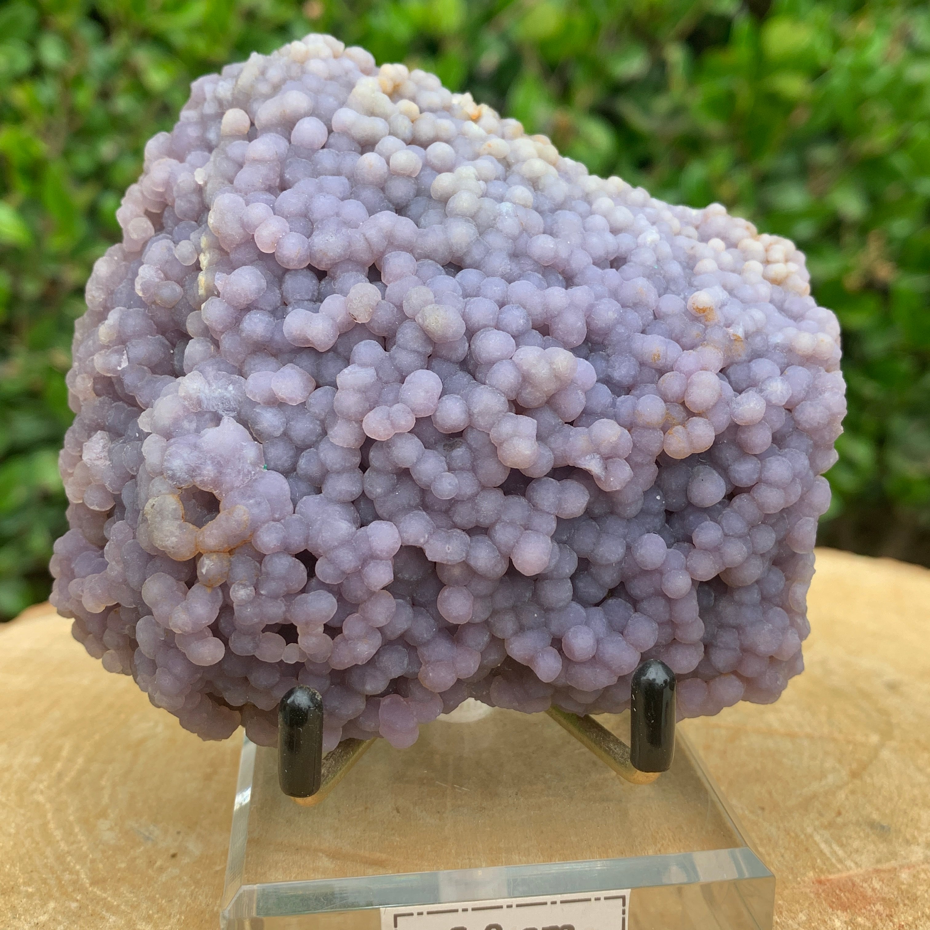 332.0g 10x9x4cm Purple Grape Agate Chalcedony from Indonesia