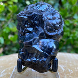172.0g 7x5x4cm Black Botryoidal Hematite from Morocco