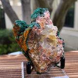 176g 1.8x2.6x1.5cm Orange Spot Green Malachite from Morocco