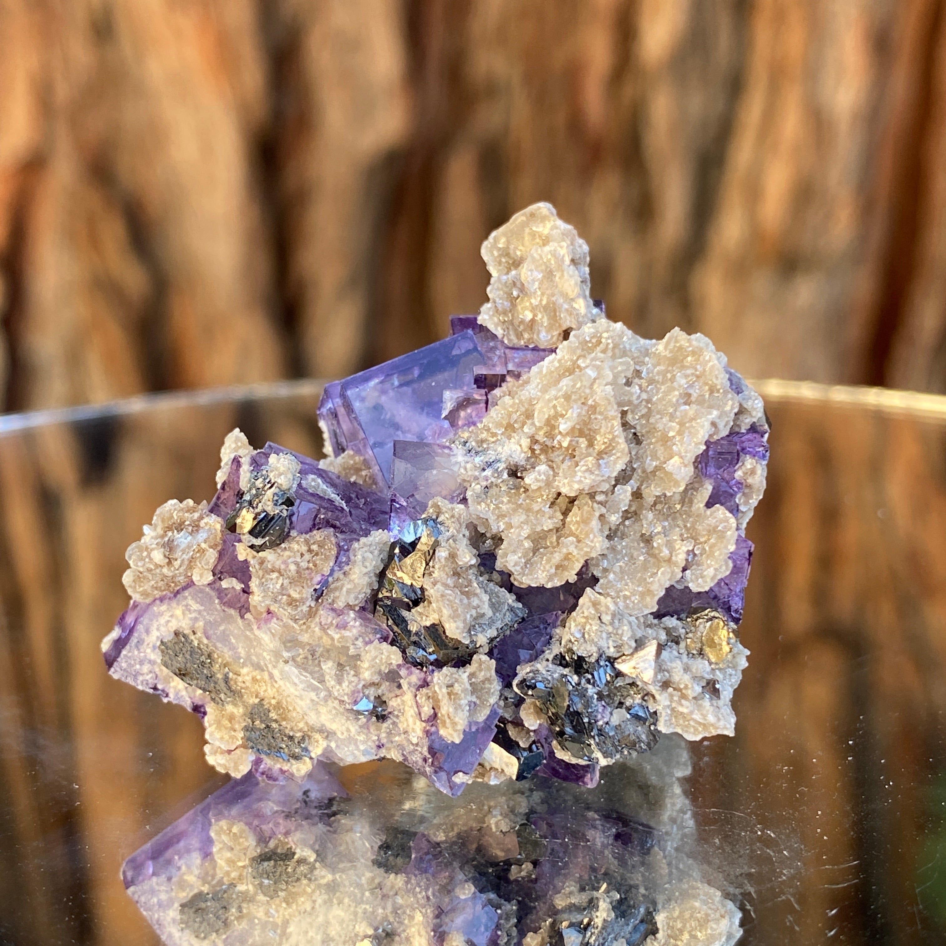 44g 5x3x4cm Purple Fluorite from China