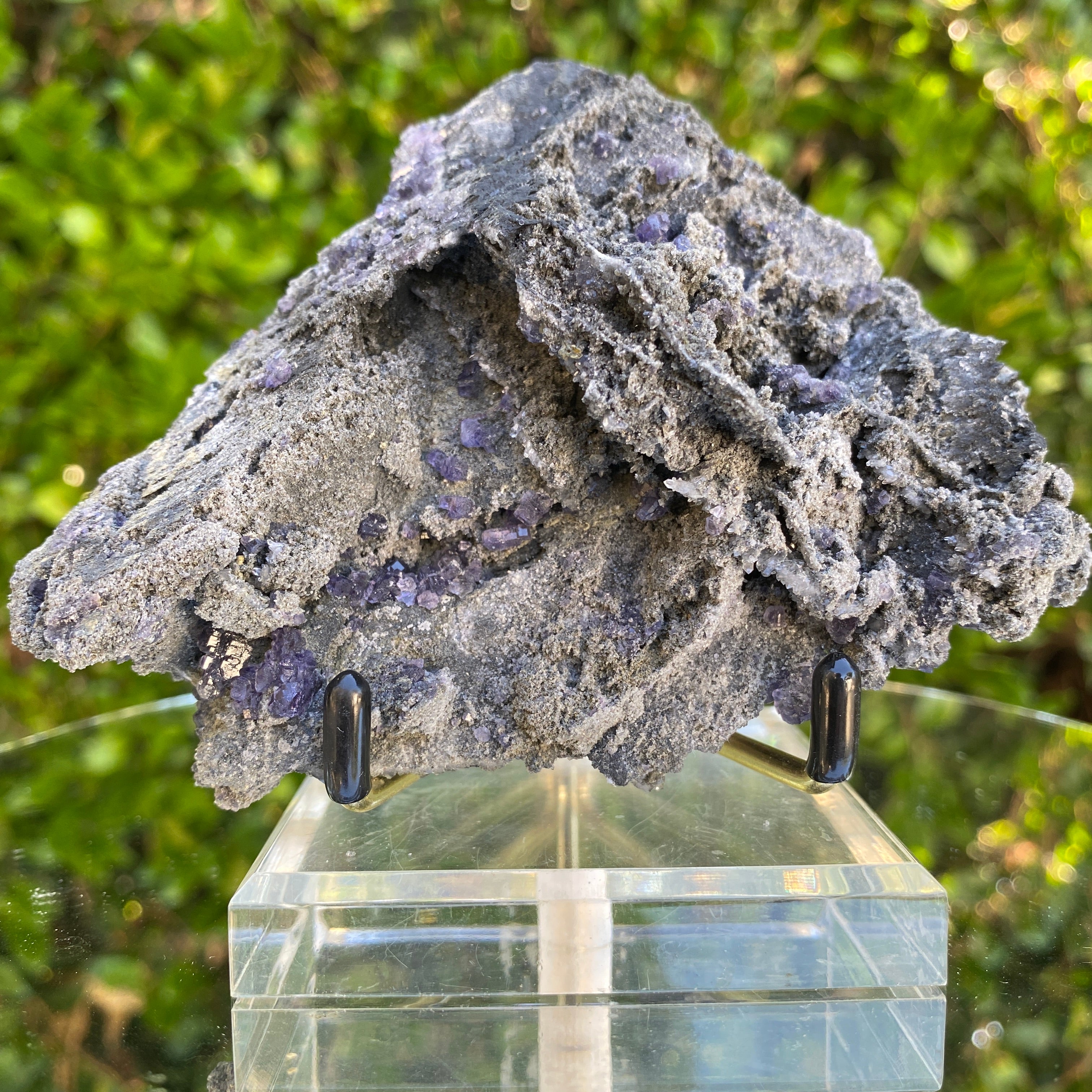 476g 10x8x5cm Purple Tanzanite Fluorite from China