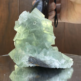542g 11x9x8cm Green Fluorite Big Foot Yeti from China - Locco Decor