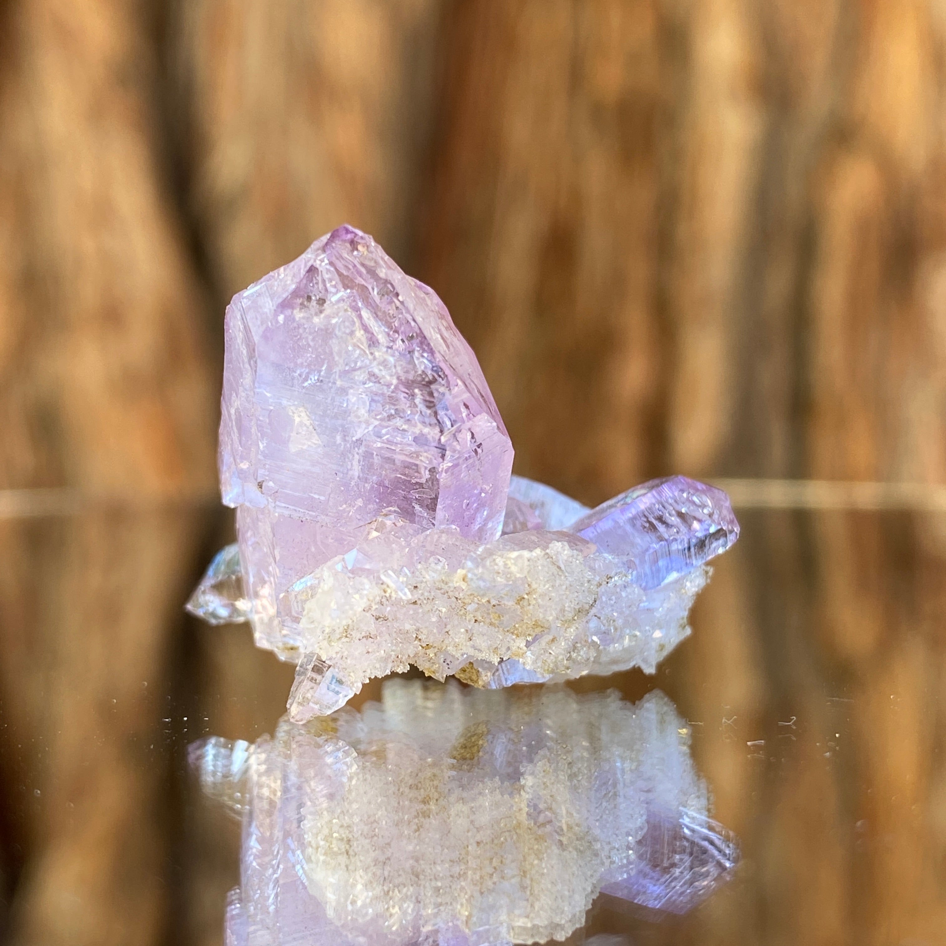 8g 3x3x2cm Pink and Purple Veracruz Amethyst from Mexico